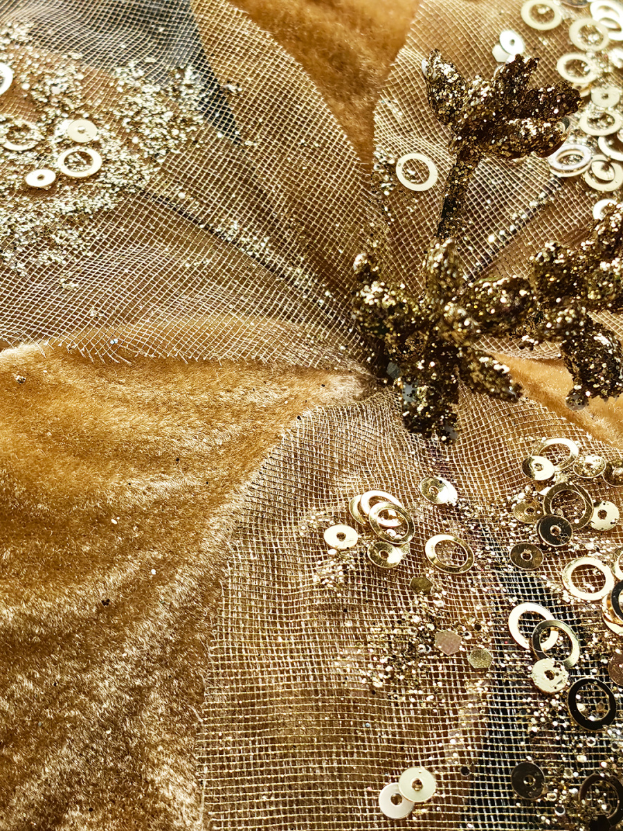 Цветок золото d 25 см Flo-12-74gold фото 2 Цветок золото d 25 см Flo-12-74gold фото 2