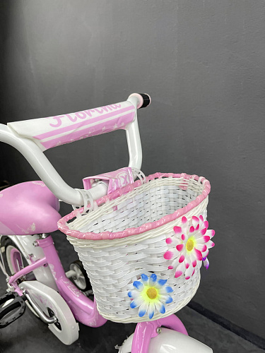 													Велосипед детский  MAXXPRO FLORINA-N12-3 12"  розовый, белый FLORINA-N12-3  фото 7