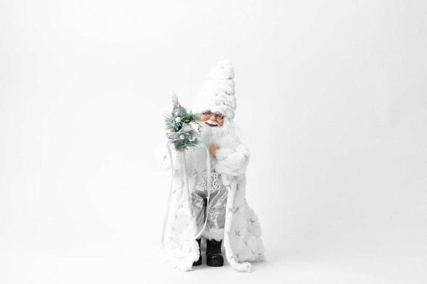 Дед Мороз  35 см белый 98179920