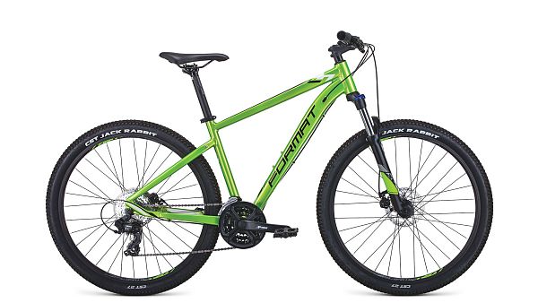 Велосипед горный FORMAT 1415 29" M 21 скорость (3x7) ск. зеленый RBKM1M39C004 2021