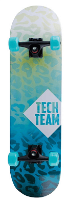 Скейтборд Tech Team BAD BOY бирюзовый 113045b