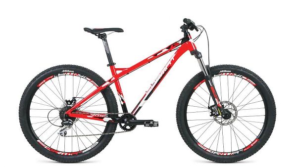 Велосипед горный FORMAT 1315 27.5" M 8 (1x8) ск. красно-черный 1315 2020