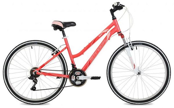 Велосипед горный Stinger Laguna 26" 19" 18 ск. розовый 26AHV.LAGUNA.19PK8 