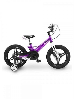 Велосипед детский  Maxiscoo Space Делюкс 18" 10,5" фиолетовый перламутр  