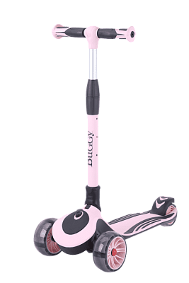 Самокат Детский Tech Team Buggy Розово-Черный  587006 Самокат Детский Tech Team Buggy Розово-Черный  587006