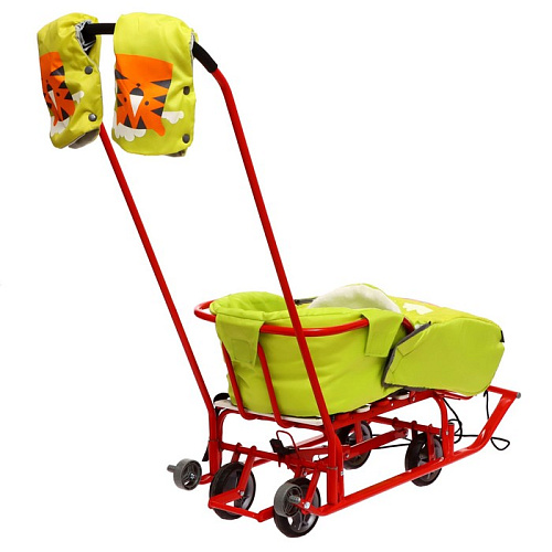 Санки с набором аксессуаров детские Тимка 5УН алый 9441485/Т5УН/АЛ фото 3 Санки с набором аксессуаров детские Тимка 5УН алый 9441485/Т5УН/АЛ фото 3