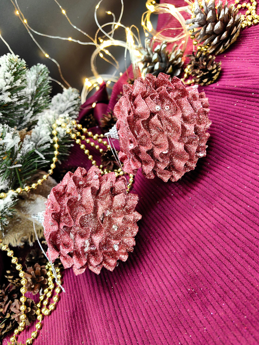 Набор шаров 10 см 2 шт розовый 9920389 Набор шаров 10 см 2 шт розовый 9920389