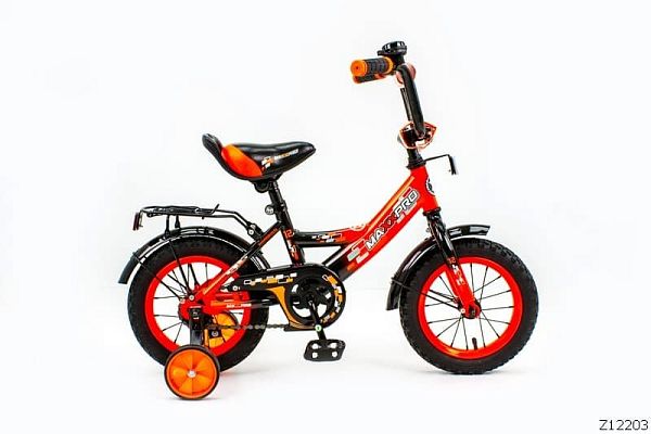 Велосипед детский  MAXXPRO MAXXPRO-N20-1 12"  черно-оранжевый MAXXPRO-12-3 (19) 