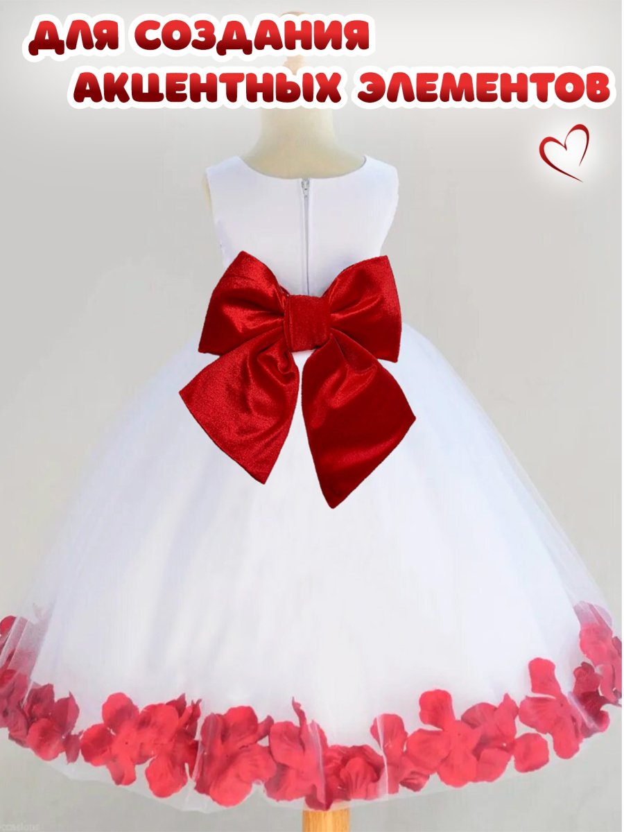 Бант 21х24 красный 1шт С-16red фото 4 Бант 21х24 красный 1шт С-16red фото 4