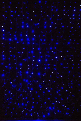 													Светодиодный занавес штора 2х3 м 450 LED синий DD1867(безFLASH) фото 2