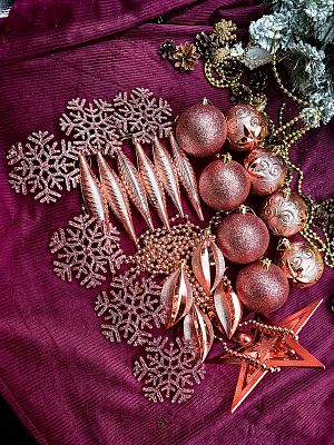 Набор шаров  см 26 шт  Р-5120rosegold