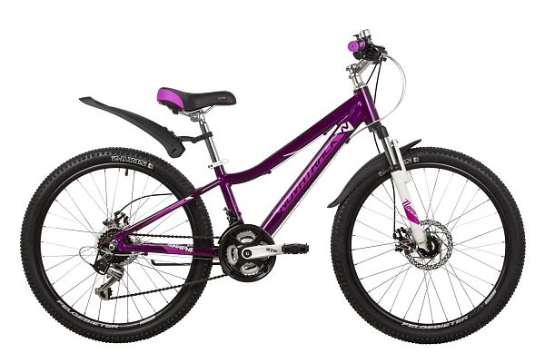 Велосипед горный Novatrack NOVARA 24" 11" 18 ск. фиолетовый 24AHD.NOVARA.11VL22 2022