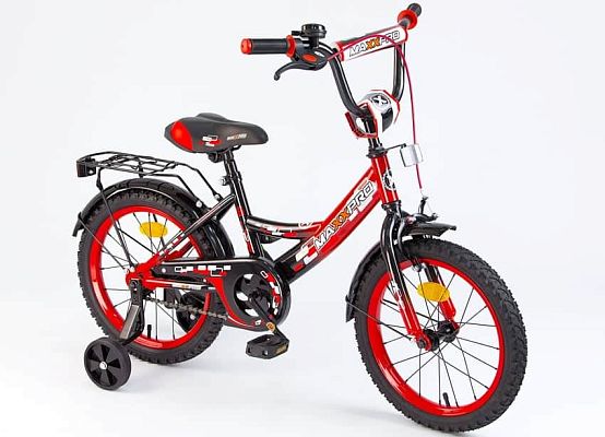 Велосипед детский MAXXPRO MAXXPRO-N20-1 16"  красно-черный MAXXPRO-16-1 (2020) 