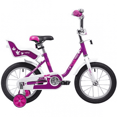 Велосипед детский Novatrack MAPLE 12" XS 1 ск. сиреневый 124MAPLE.PR7 