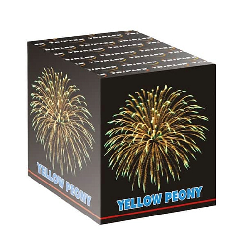 													Желтые пионы