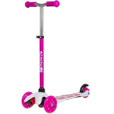 Самокат Детский Novatrack Disco-kids Basic бело-розовый  120H.DISCOKIDS.SWPN20