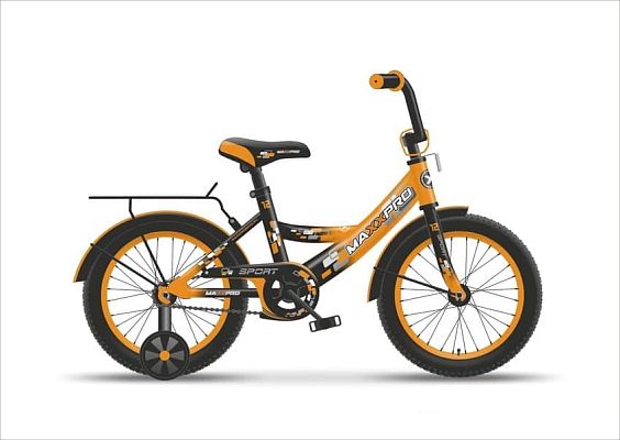 Велосипед детский MAXXPRO MAXXPRO-N20-1 14"  оранжево-черный MAXXPRO-14-3 (19) 
