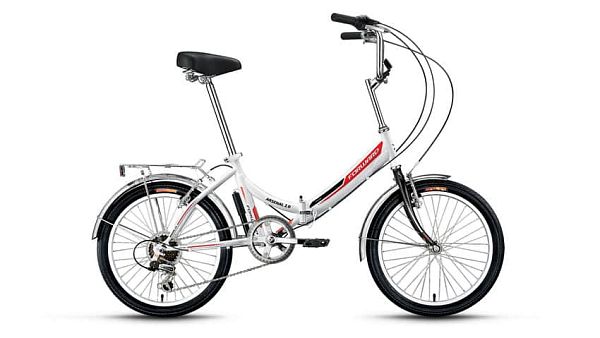 Велосипед городской складной FORWARD Arsenal 2.0 20" 14" 1 ск. белый глянцевый FORWARD Arsenal 2.0 1