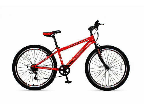 													Велосипед горный MAXXPRO KATAR 26" 14" 6 ск. красно-белый N2600-3 2021 фото 2