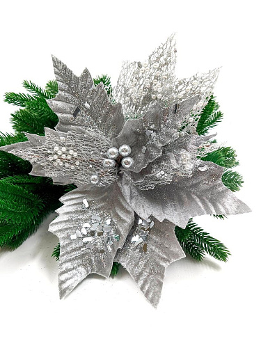 													Цветок серый d 30 см Flo-21 фото 2