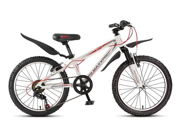 Велосипед горный MAXXPRO HELLCAT 20" 10" 7 ск. черно-красно-белый Y104-H36117-2 