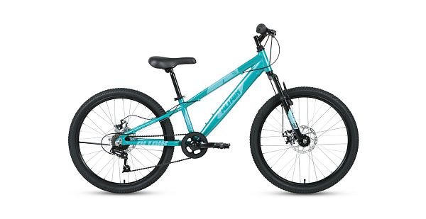 Велосипед горный ALTAIR AL 24 D 24" 12" 7 (1x7) ск. бирюзовый RBKT1J347004  Велосипед горный ALTAIR AL 24 D 24" 12" 7 (1x7) ск. бирюзовый RBKT1J347004