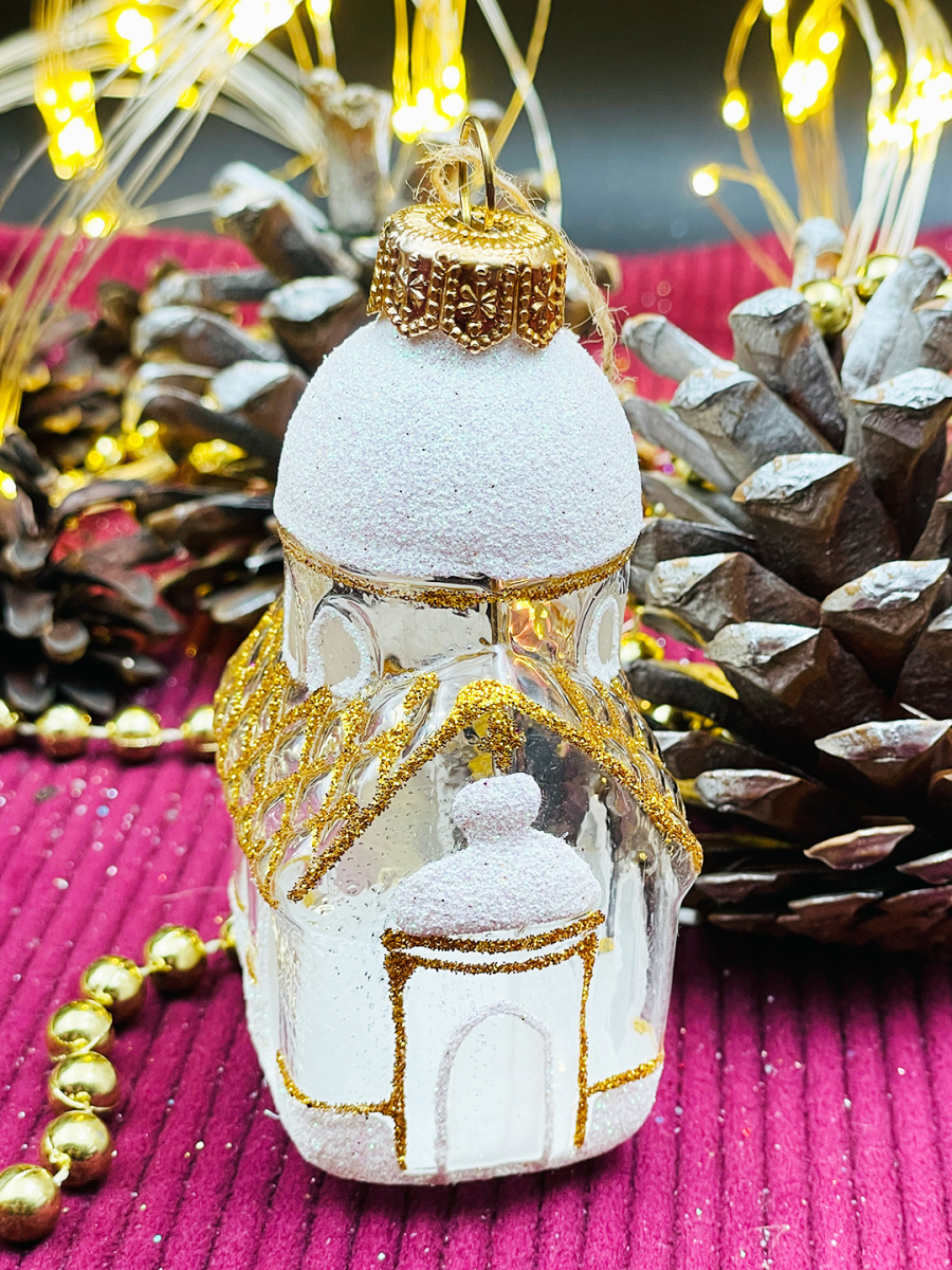 Елочная игрушка Собор см, стекло // собор фото 2 Елочная игрушка Собор см, стекло // собор фото 2