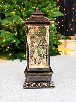 Новогодний фонарик музыкальный Рождество 27 см Р-5042-2