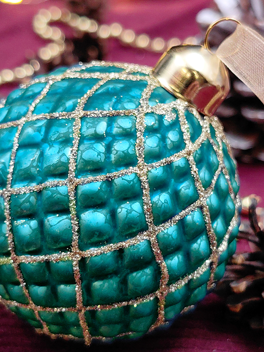 Шар голубая лагуна 8 см, стекло Merry Green MG24172 фото 4 Шар голубая лагуна 8 см, стекло Merry Green MG24172 фото 4