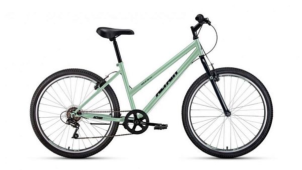 Велосипед горный ALTAIR MTB HT 26 low 26" 17" 6 ск. мятный/черный RBKT1M166007 2021
