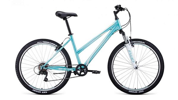 Велосипед горный FORWARD IRIS 26 1.0 26" 17" 6 ск. мятный RBKW1M166006 2021