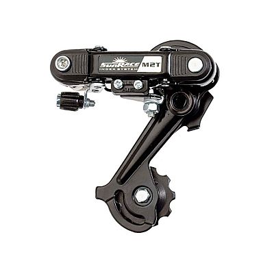 Переключатель задний SunRace M2T, 6/7/8 скоростей, на адаптер (петух), средняя, 35T  M2T