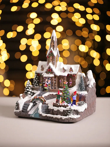 Новогодняя композиция 24х22х28 см MG0627-09 фото 2 Новогодняя композиция 24х22х28 см MG0627-09 фото 2