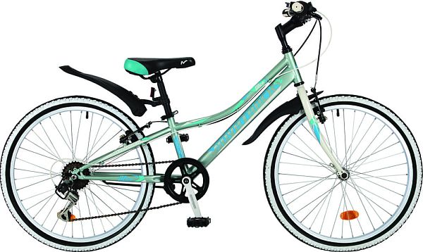 Велосипед горный Novatrack ALICE 24" 10" 6 ск. голубой 24SH6SV.ALICE.10BL7 