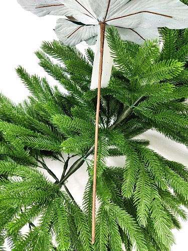 													Цветок темно-зеленый d 24 см 99222401green фото 3