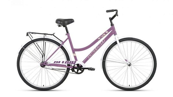 Велосипед городской ALTAIR City low 28"/700c 19" 1 ск. фиолетовый/бежевый  2020