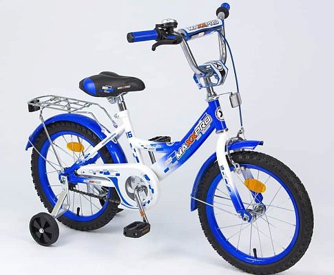 Велосипед детский MAXXPRO MAXXPRO-N20-1 16"  сине-белый MAXXPRO-16-6 (19) 