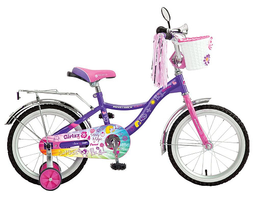 													Велосипед детский  Novatrack GIRLIZZ 16"  фиолетовый 167GIRLIZZ.PN6 