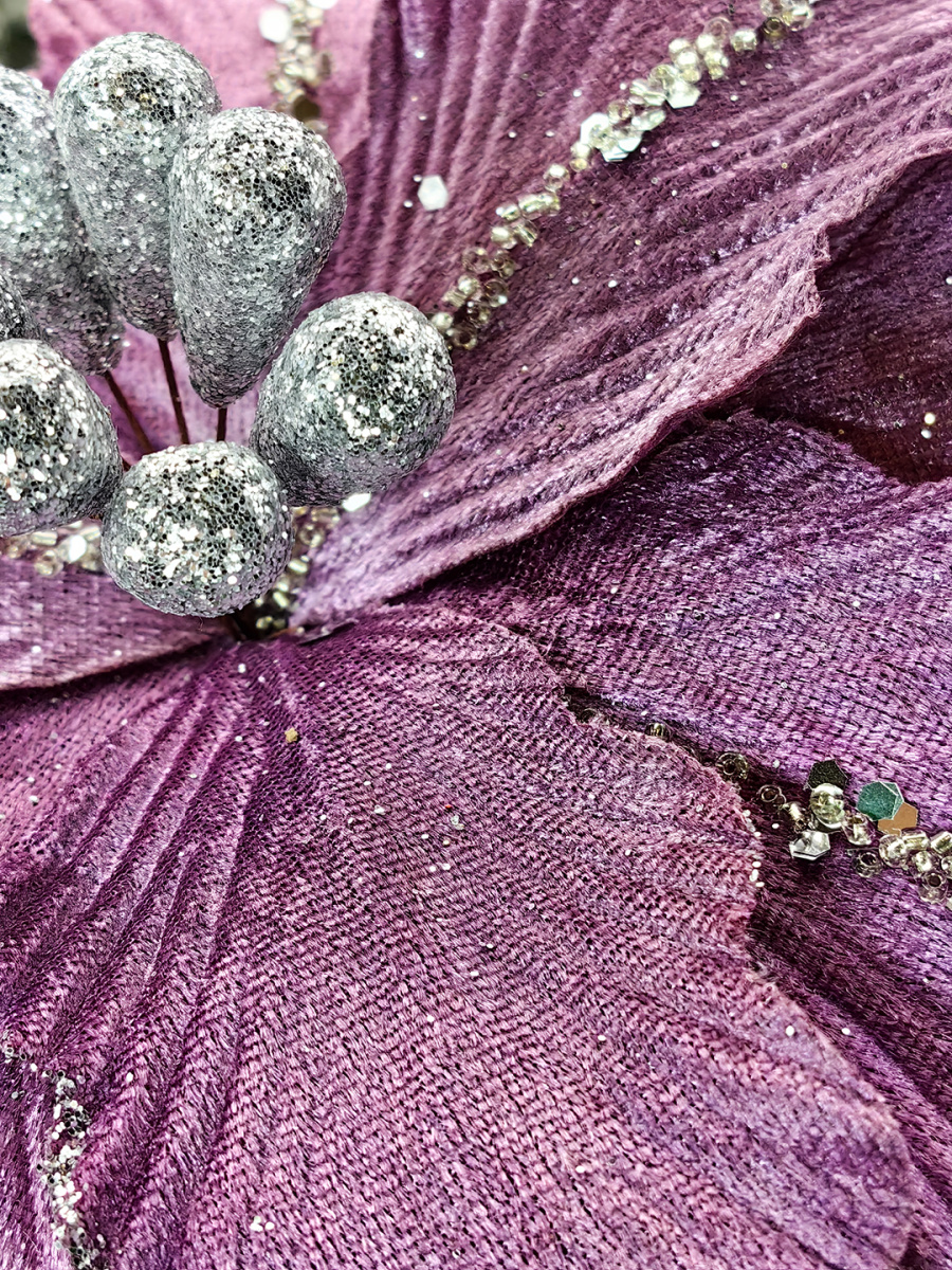 Цветок фиолетовый d 26 см MG24576 фото 2 Цветок фиолетовый d 26 см MG24576 фото 2