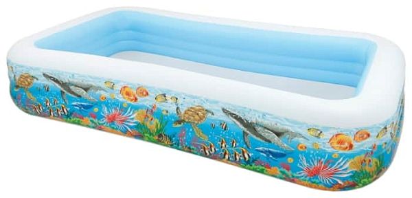Бассейн детский надувной Intex Swim Center Tropical Reef 305х183х56 см, арт. 58485