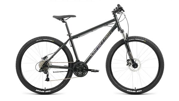 Велосипед горный FORWARD Sporting 3.2 HD 27.5" 19" черный RBK22FW27880 2022 г.