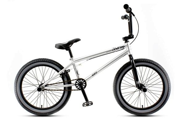 Велосипед BMX  MAXXPRO KRIT TOP 20"  серебристо-черный Y2022-1 2019
