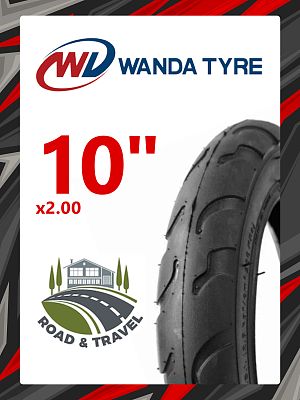 Велопокрышка Wanda 10"x2.00 J1030 (P1030) для детских колясок  черный VJ103010200001