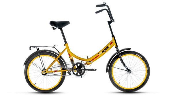 Велосипед городской складной ALTAIR City 20" 14" 1 ск. желтый ALTAIR City 20 14" желтый 