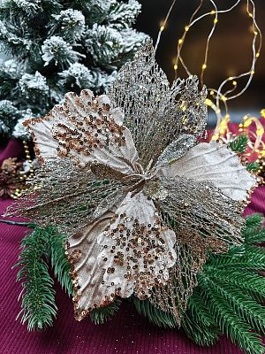 Цветок шампань d 27 см Р-7545