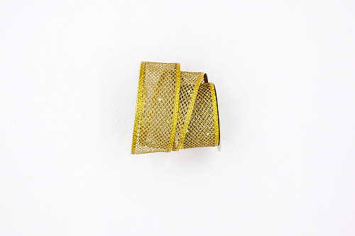 													Новогодняя лента золото 275 см 9817087G фото 2