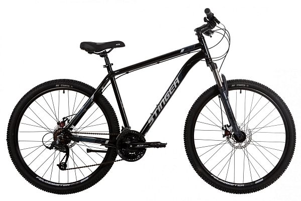 Велосипед горный Stinger ELEMENT STD SE 27.5" 18" 21 скорость (3x7) ск. черный 27AHD.ELEMSTD.18BK22 