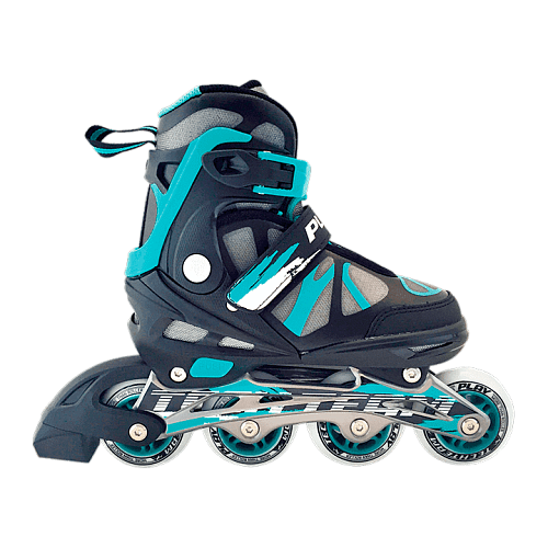 													Роликовые коньки Tech Team Play, 38-41 Black - Blue, , 00005942