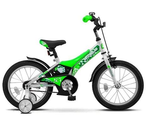 Велосипед детский  STELS JET 14" XS бело-салатовый LU077232 