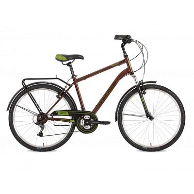 Велосипед городской  Stinger TRAFFIC 26" 18" коричневый 26SHV.TRAFFIC.18BN7 